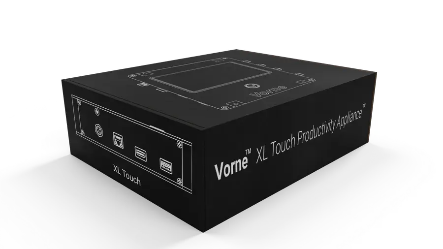 Render of the custom XL HD+ delivery box.
