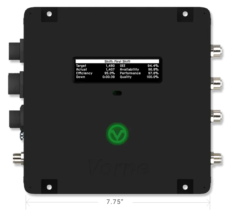 XL HD device showing shift metrics.