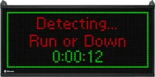 Image of XL production display showing the state of production.