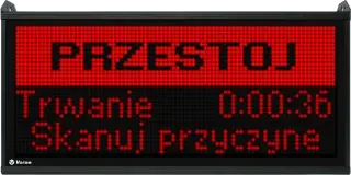 Snapshot of an XL production display language in Polish.