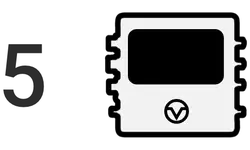 Icon representing the final step of the free trial process, keeping XL or sending it back.