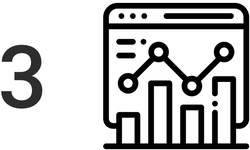 Icon representing the third step of the free trial process, optimizing your data foundation in XL.