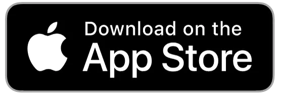 Apple App Store badge and app download link.