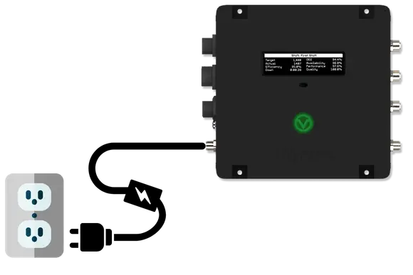 XL Touch model connected to power.