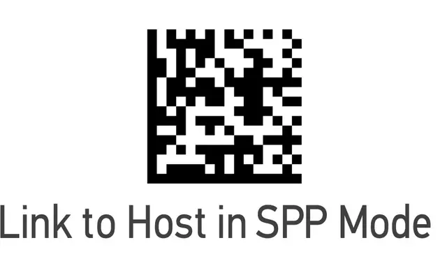 Configurazione del codice a barre Datalogic: collegamento all'host in modalità SPP.